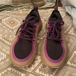 All Birds Purple/Tan trail shoes